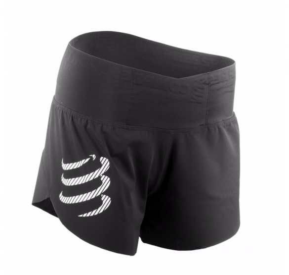 Compressport Racing overshort Radhose Schwarz Damen SHTROW-99