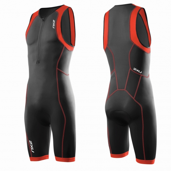 2XU G:2 Active Trisuit Schwarz/Rot Herren MT3105d