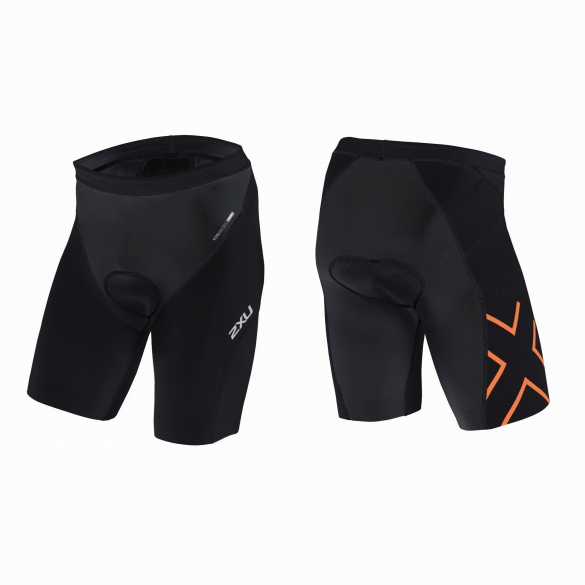 2XU GHST Tri short Schwarz/Orange Herren MT3604b