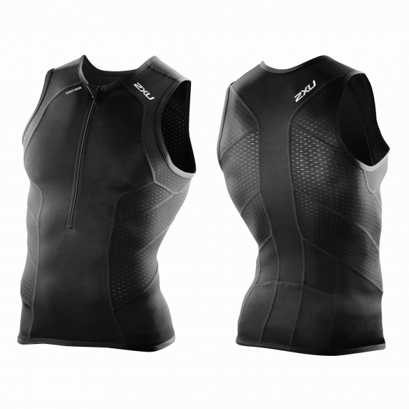 2XU PerformTri singlet Schwarz Herren MT3861a