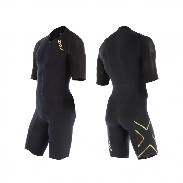 2XU Project X Trisuit Schwarz/Gold Herren MT4378