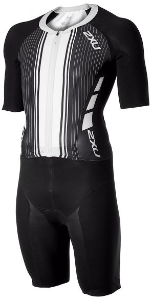 2XU Project X Kurzarm Trisuit Schwarz/Weiß Herren MT4834d-BLK/WTG