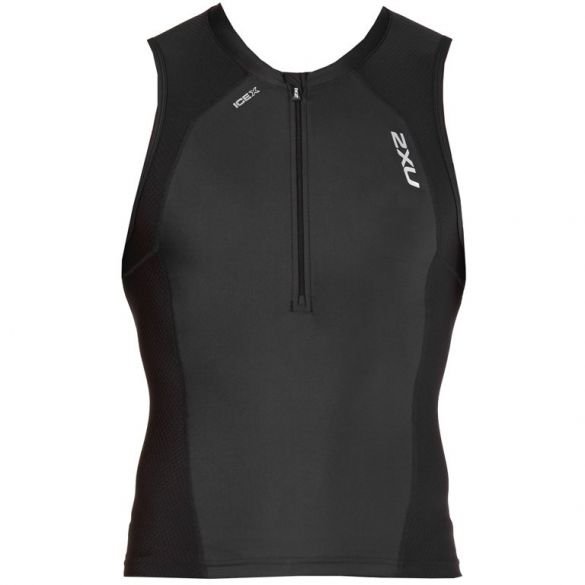 2XU Compression Ärmellos Tri Top Schwarz Herren 2018 MT4841a-BLK/BLK