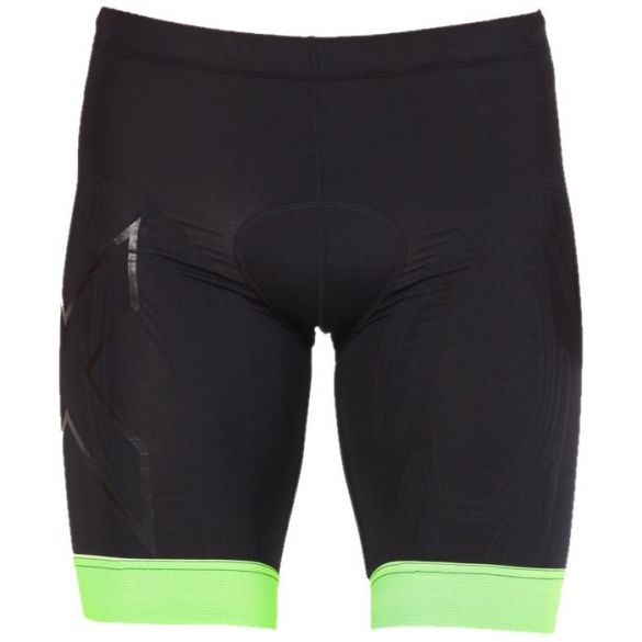 2XU Compression Tri shorts Schwarz/Grün Herren MT4842b-BLK/NGG