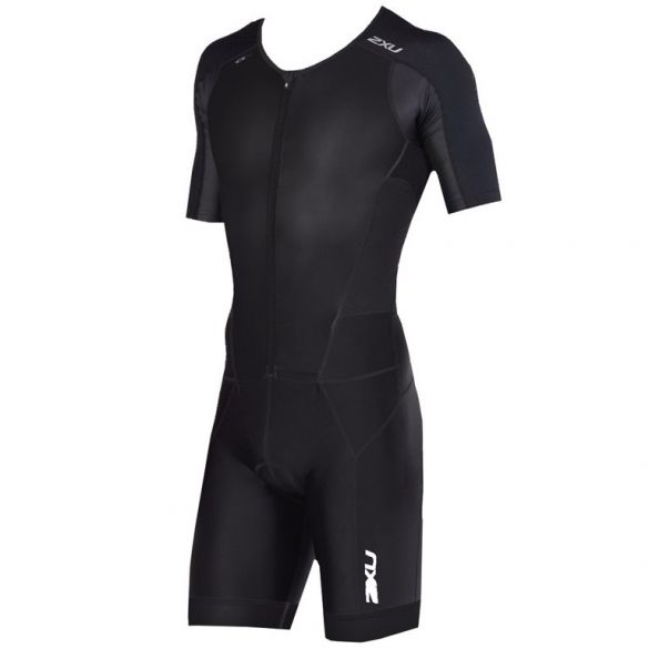 2XU Perform Kurzarm Trisuit Schwarz Herren 2018 MT4847d-BLK/BLK-VRR