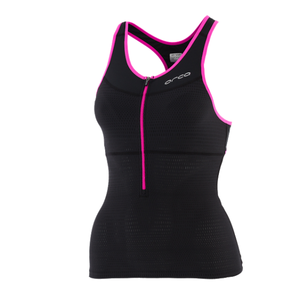 Orca 226 tri top Schwarz/rosa Damen DVD866