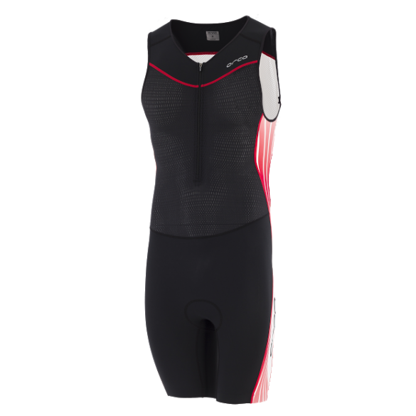 Orca 226 Kompress trisuit Schwarz/rot Herren DVD064
