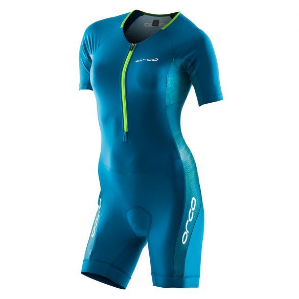 Orca Core Aero Race Trisuit Kurzen Ärmel Grün Damen KC5189