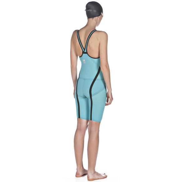 Arena Powerskin Carbon Flex VX closed back Badeanzug Hellblau Damen