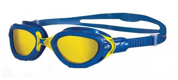 Zoggs Predator flex CV Schwimmbrille Blau/Gelb 301848