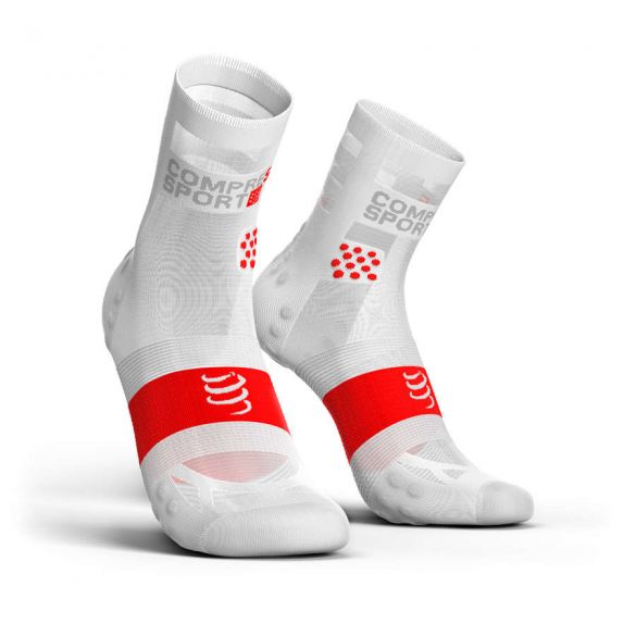 Compressport Pro Racing V3.0 ultralight Laufsocken Weiß RSHULV3-0000