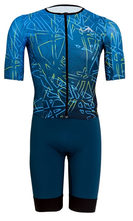 Sailfish Aerosuit perform trisuit kurzarm Petrol Herren G10119CP34