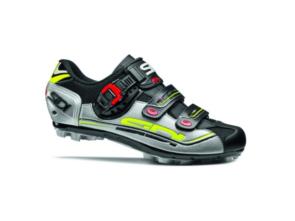 SIDI Eagle 7 MTB Schuhe Schwarz silber gelb Eagle7zwartzg