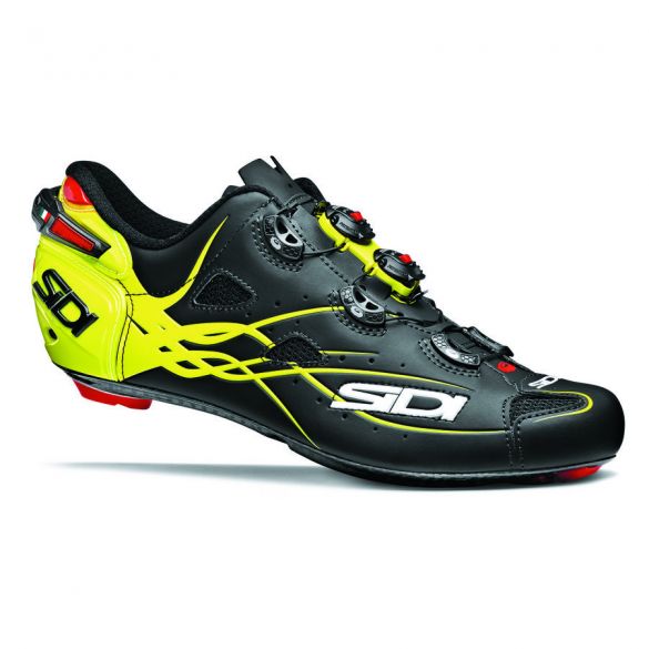Sidi Shot Rennradschuh Schwarz/Gelb Herren SISHOMANEOGIFL