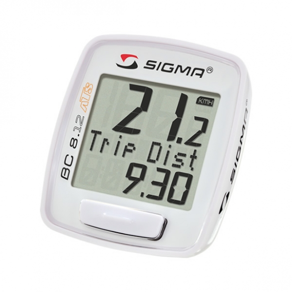 Sigma BC 8.12 ATS Fahrradcomputer kabellos Weiß THV035602
