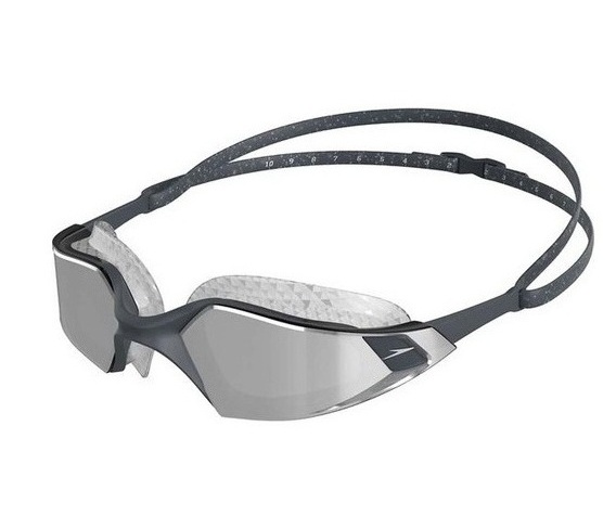 Speedo aquapulse pro mirror Schwimmbrille Grau/Silber 12263D637