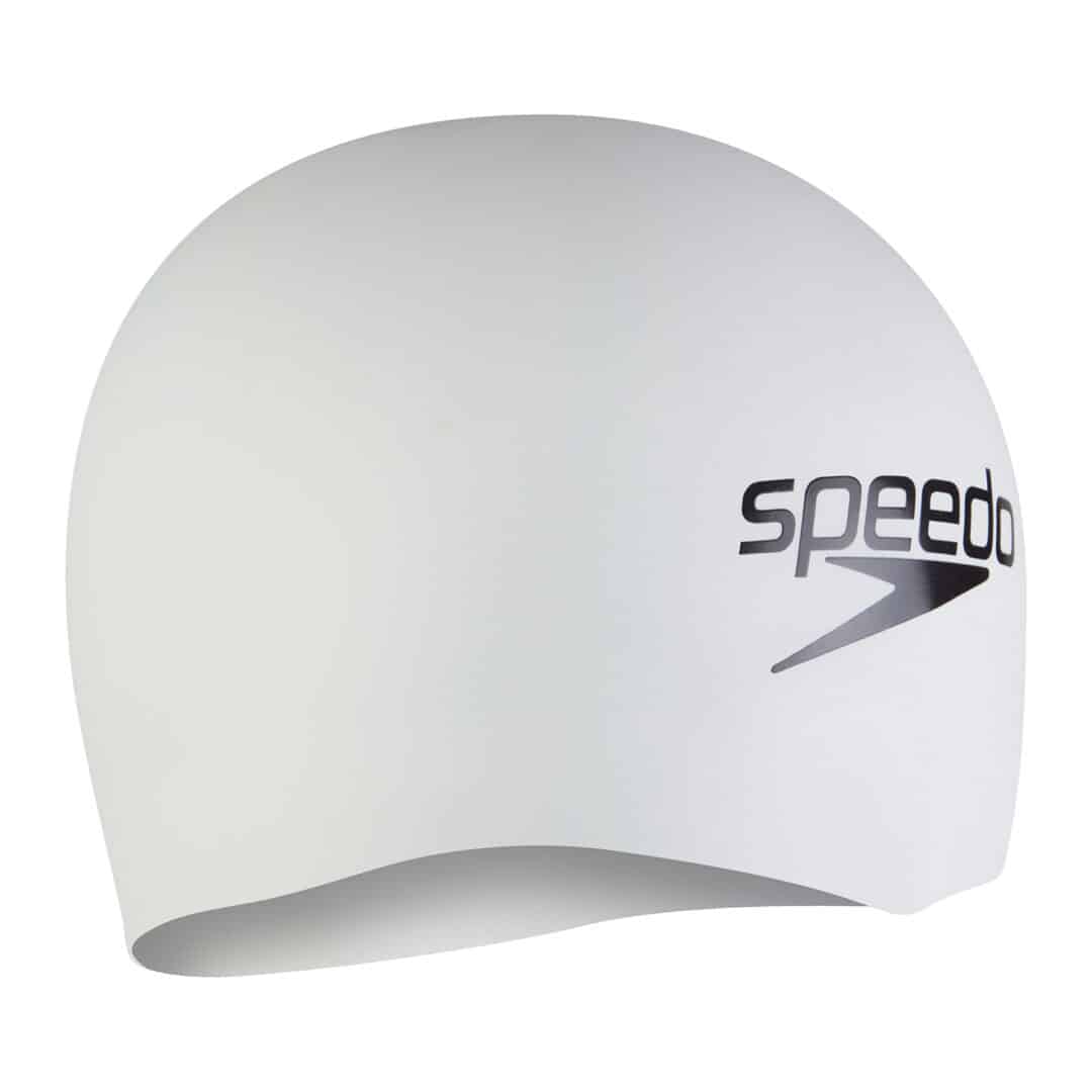 Speedo fastskin hiro schwimmen Kappe Weiss p3 0035650003