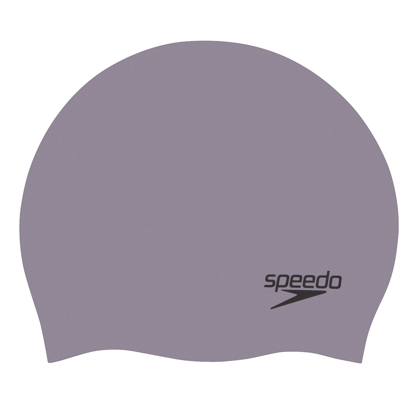Speedo geformte Silikon-Schwimmkappe Grau p12 709849086
