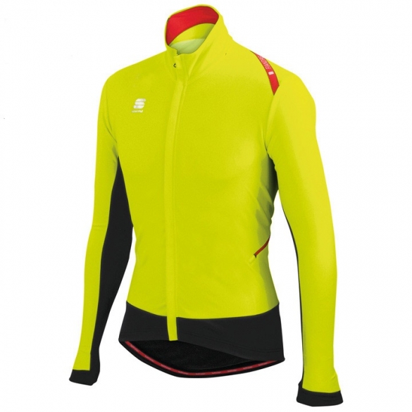 Sportful Fiandre Light Wind Jacket Schwarz-Gelb Herren 01267-091 SP1101267-091