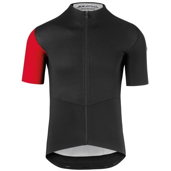 Assos SS.cento evo8 Kurzarm Radtrikot Schwarz/Rot Herren 112026247