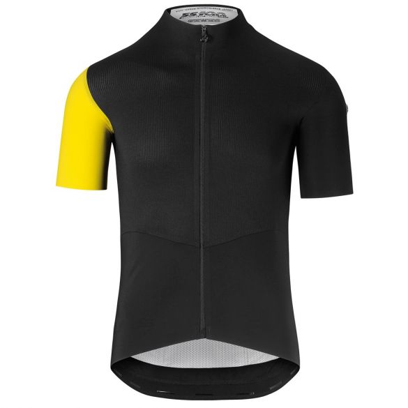Assos SS.cento evo8 Kurzarm Radtrikot Schwarz/Gelb Herren 112026233
