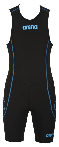 Arena ST Rear zip Ärmellos Trisuit Schwarz Herren AR1A919-55