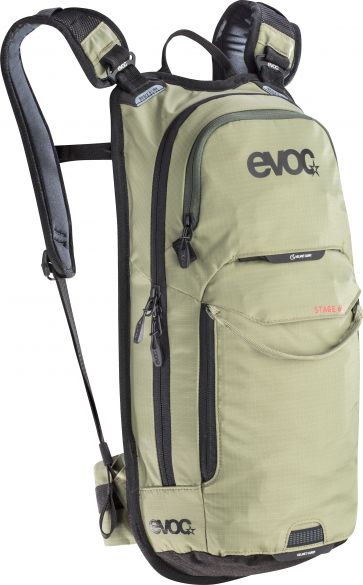 Evoc Stage 6L + 2L Trinkblase Rucksack Olive 100205322