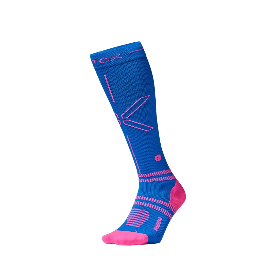 Stox Running Ultralight Socks blau/rosa damen RUNTHSKW-7243