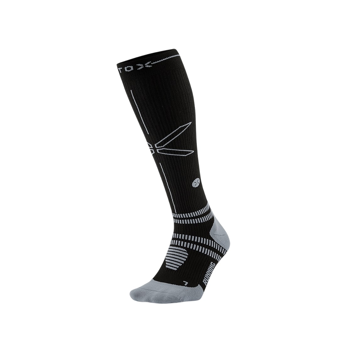 Stox Running Socks schwarz/grau herren RUNSKM-8082