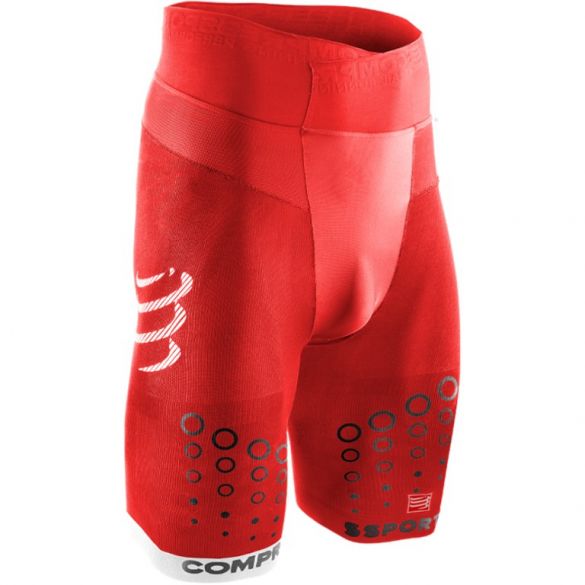 Compressport Trail running short v2 Compression Radhose Rot SHTRV2-3150