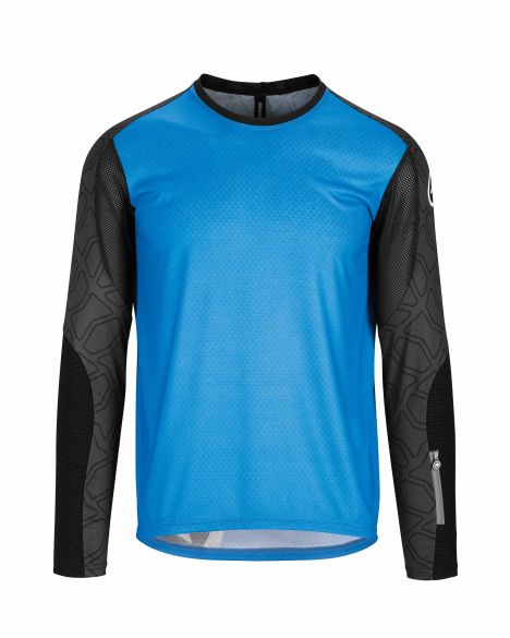 Assos Trail LS Radtrikot Blau Herren 512420621