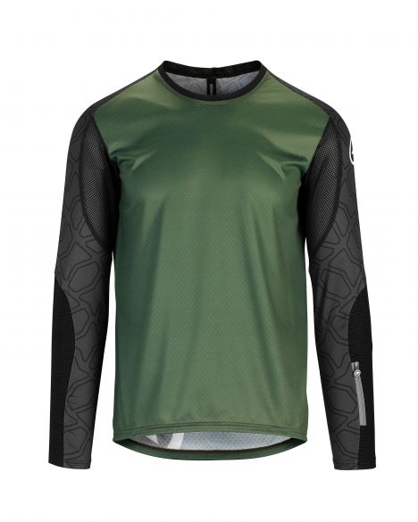 Assos Trail LS Radtrikot Grün Herren 512420675