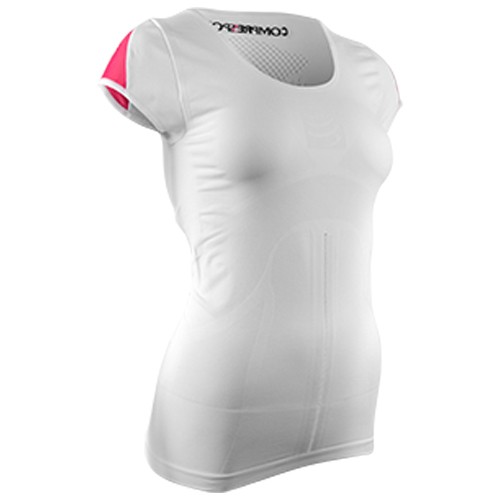 Compressport Trail running shirt v2 Compression Weiß Damen TSTRW-SS00