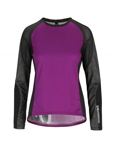 Assos Trail LS Radtrikot Lila Damen 522420776