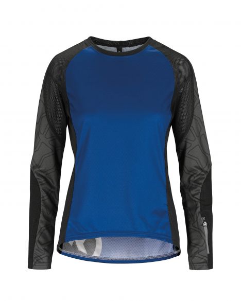 Assos Trail LS Radtrikot Blau Damen 522420774