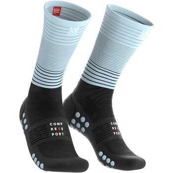 Compressport Mid Compression Socken Oxygen Schwarz/Blau MDS-R-9954
