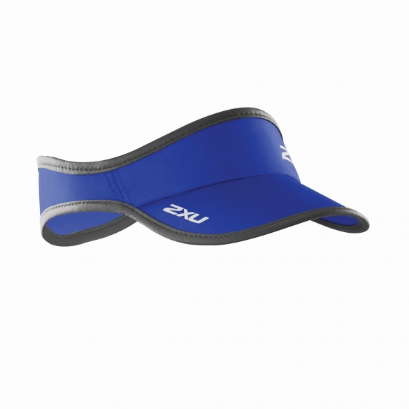 2XU Run Visor Blau UA1150f