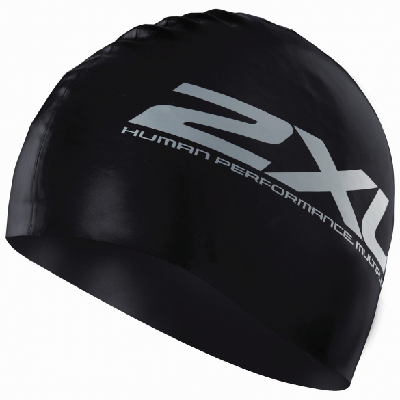 2XU Latex Swim Cap Schwarz US1727f