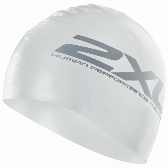 2XU Latex Swim Cap Weiß US1727f