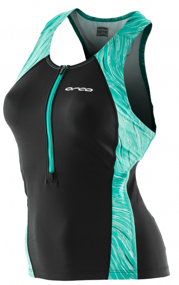Orca Core Support singlet Ärmellos tri top Schwarz/Grün Damen JVC820