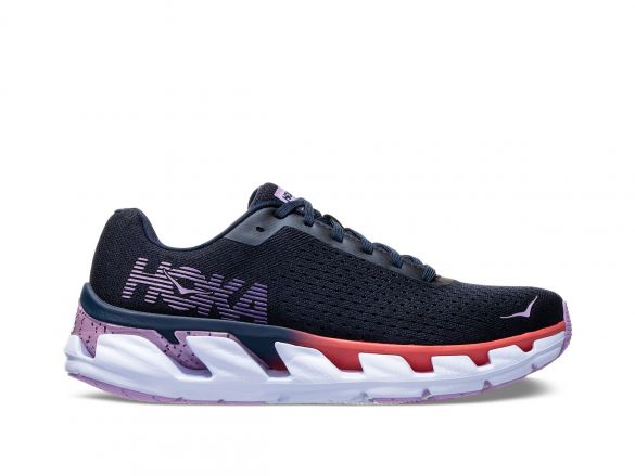 Hoka One One Elevon Laufschuhe Blau/Lila Damen 1019268-BILV
