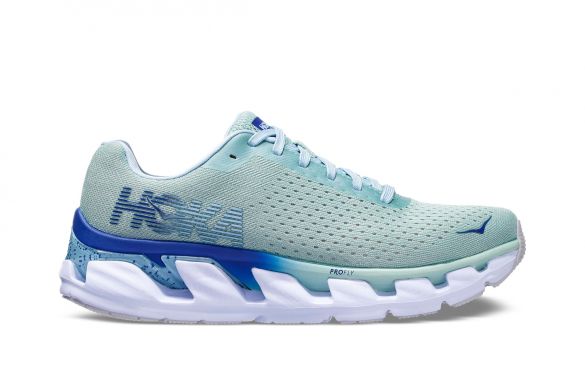 Hoka One One Elevon Laufschuhe Blau Damen 1019268-LSBL