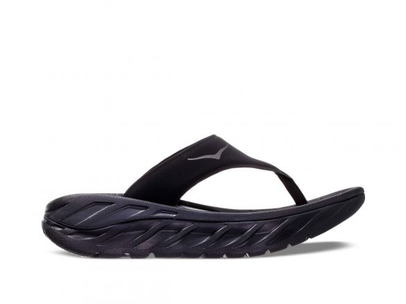 Hoka One One ORA Recovery Flip Schwarz Damen 1099676-BDGGR