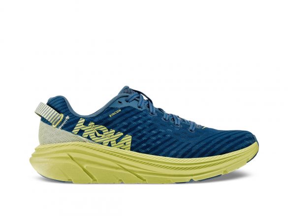 Hoka One One Rincon Laufschuhe Blau/Lime Damen 1102875-ABLSB