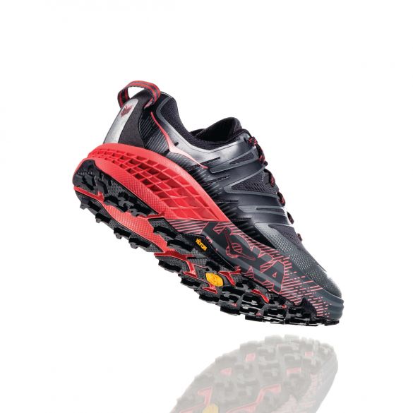 Hoka One One Speedgoat 3 Trail Laufschuhe Schwarz Rosa Damen