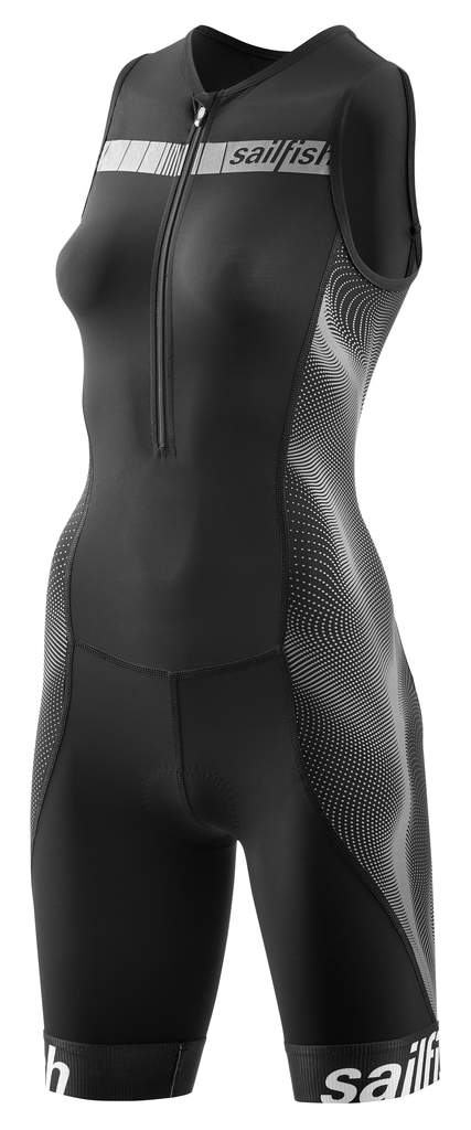 Sailfish Competition Trisuit Schwarz/Grau damen SL12935-VRR