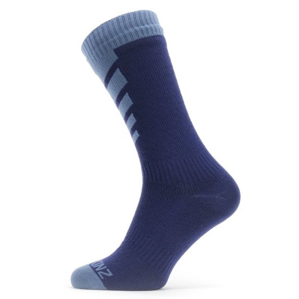 Sealskinz Warm weather mid Radsocken mit Hydrostop Blau/Grau 11100057-0064