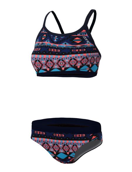 Zone3 Aztec Two Piece Bikini Lila Damen SW18WAZBK117