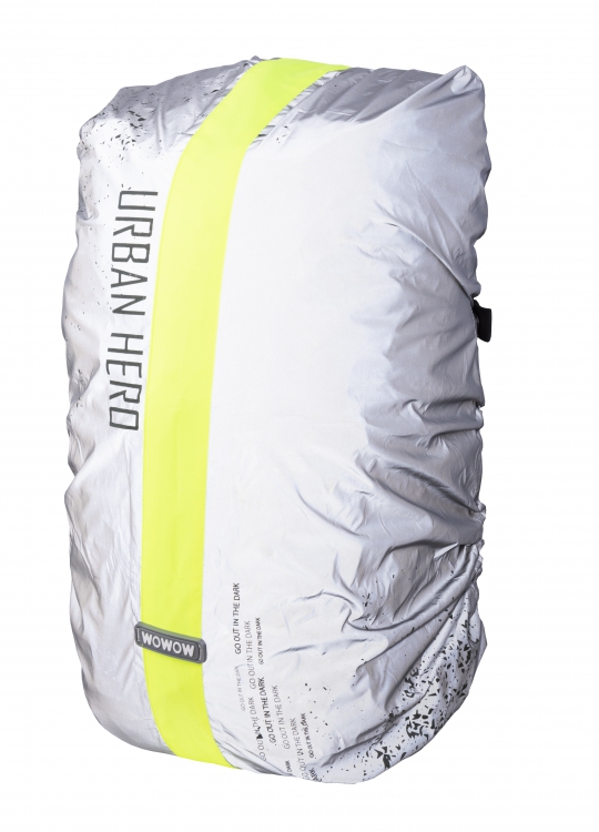 Wowow Bag Cover Urban Hero Reflective 30-35L Silber/Gelb 013563-098