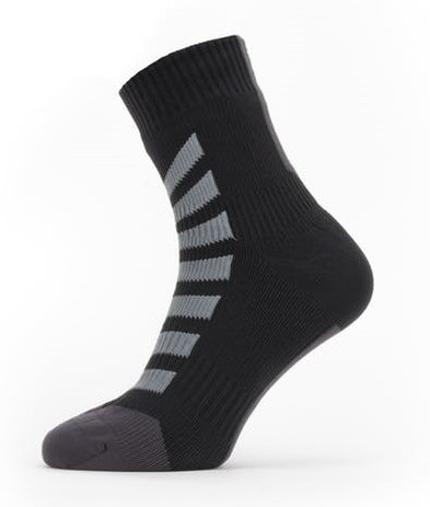 Sealskinz All weather Radsocken mit Hydrostop Schwarz/Grau/Weiß 11100062-0191